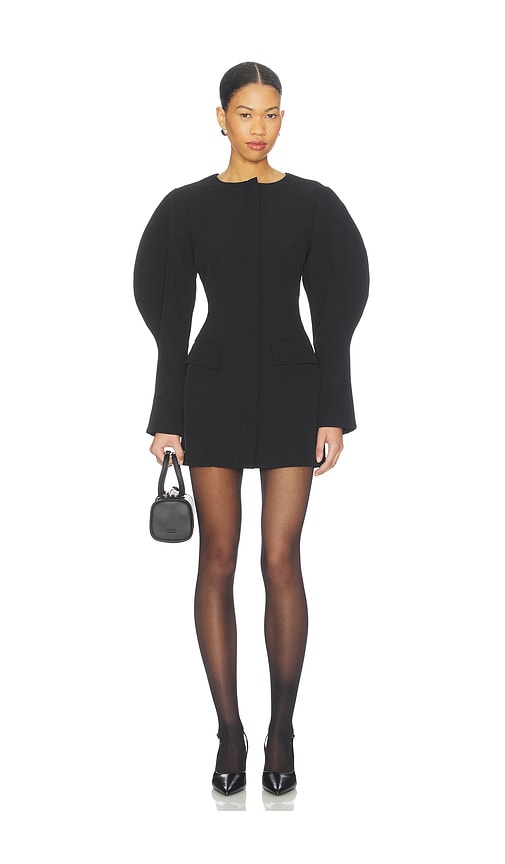 Black Long Sleeve Mini Dress - Free Shipping & Returns