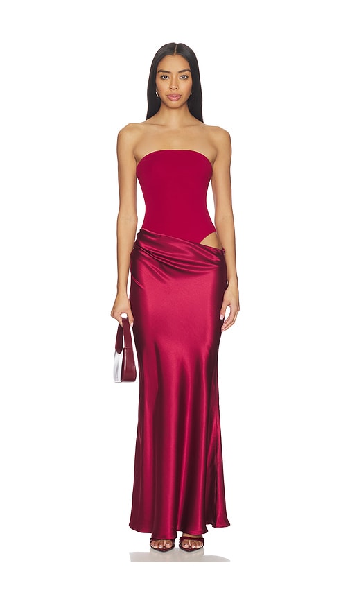 ALL THE WAYS Carrie Maxi Dress in Red | REVOLVE