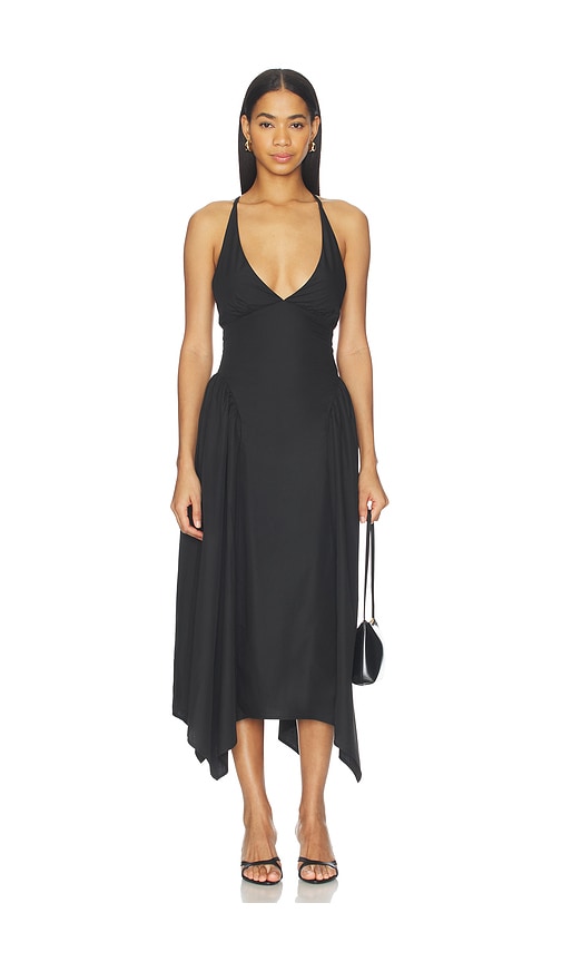 Women's Black Midi Dresses Women's Black Midi Dresses