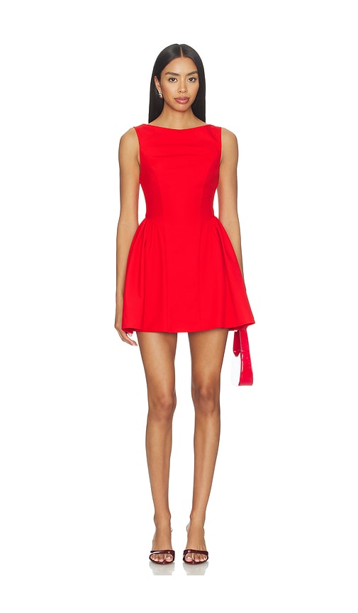 Julie Mini Dress in Red. - size XXS (also in XS, S, M, L, XL)