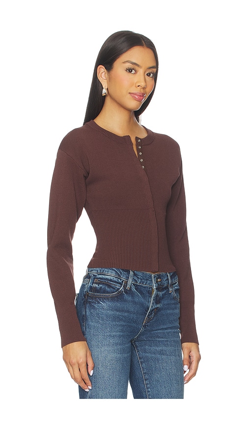 All The Ways Kourtney Cardigan In Brown