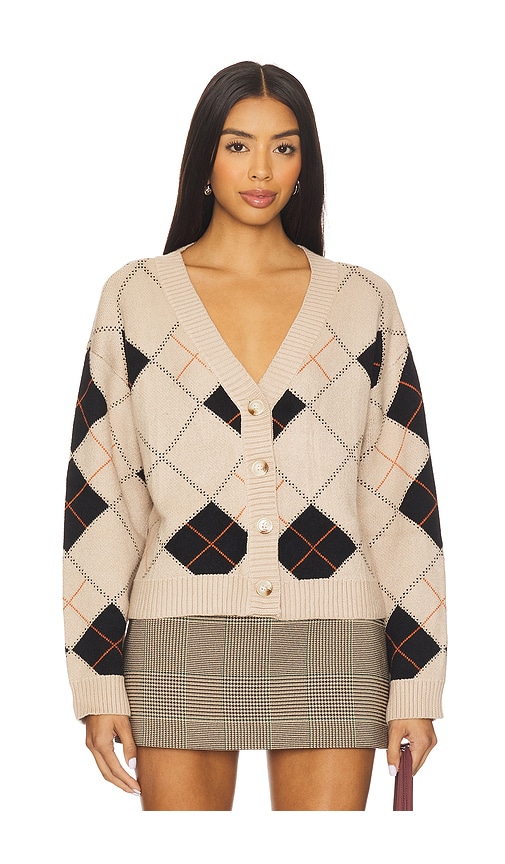 All The Ways Sara Argyle Cardigan In Brown