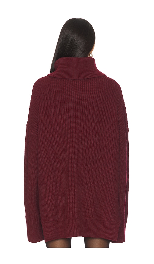  All The Ways Strick Delta In Burgundy. Größe S. Also In Xs, M, L. 