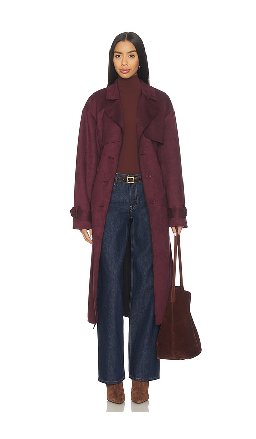 ALL THE WAYS MANTEAU MOXIE en Wine Taille L Also en S XS M 90 €