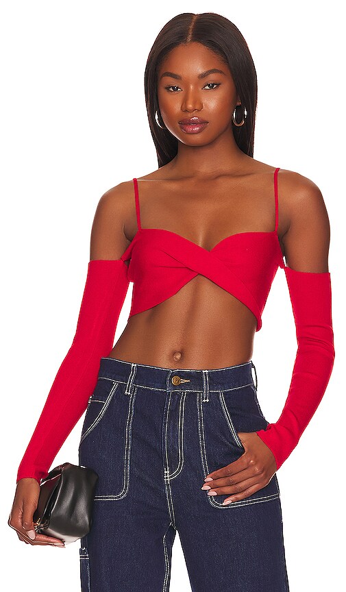 Alexis Twist Front Top