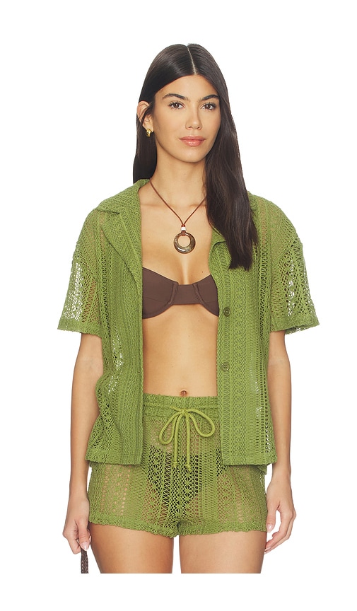 ALL THE WAYS Rosie Button Up Top en Olive Taille M Also en XS XXS S L XL 50 €