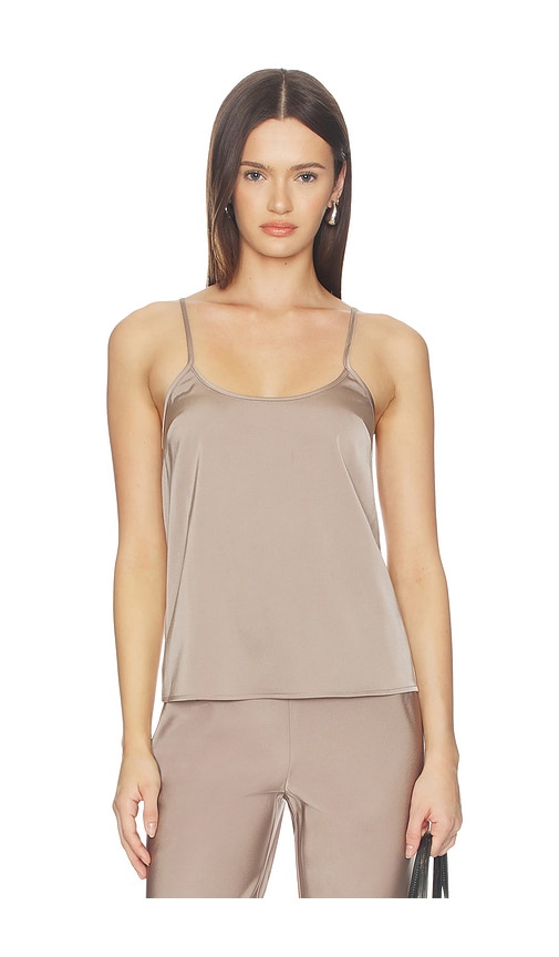 ALL THE WAYS Larissa Cami Top in Taupe. - size M (also in XS, S, L)