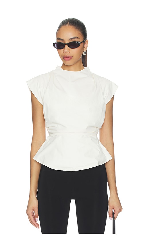 ALL THE WAYS Ilana Cinched Top en Cream Taille L Also en XXS XS S M 63 €