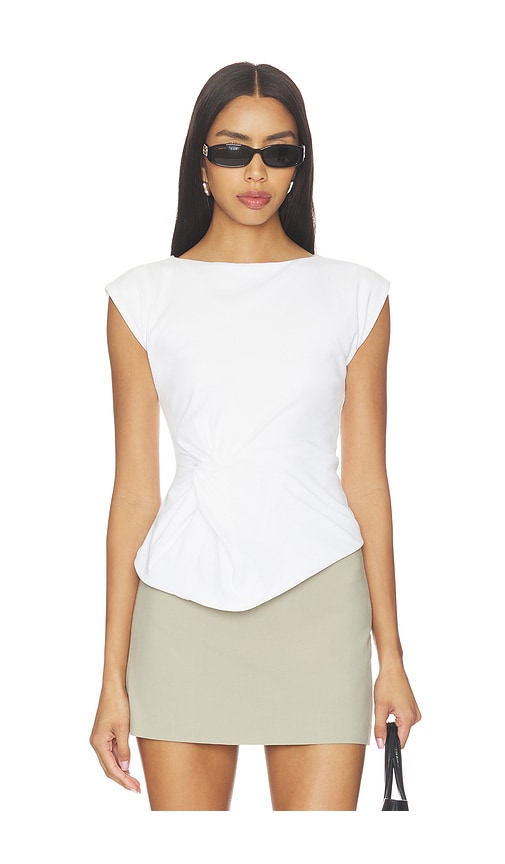 Celly Twisted Top in White. - size XXS (also in XS, XL)