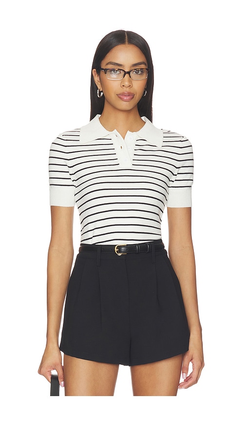 ALL THE WAYS Lindsay Knit Top en BlackWhite Taille M Also en XS S L 63 €