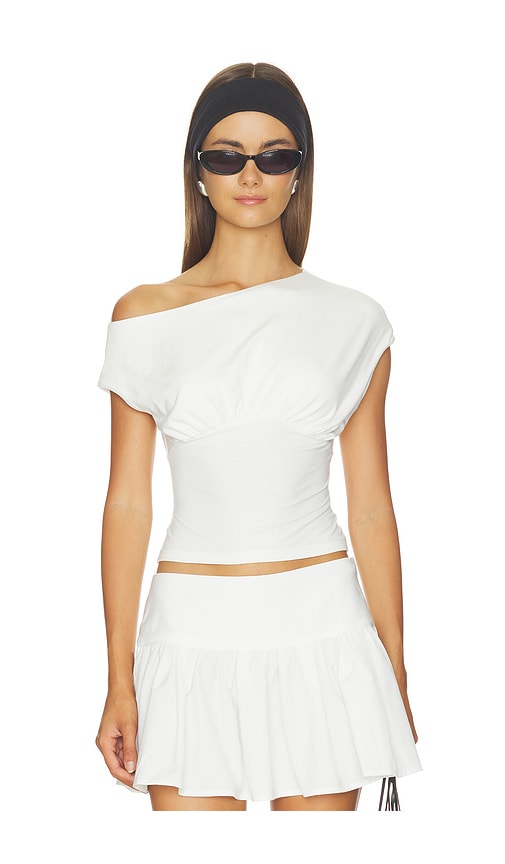 ALL THE WAYS Ruth Top in White. - size L (also in XXS)