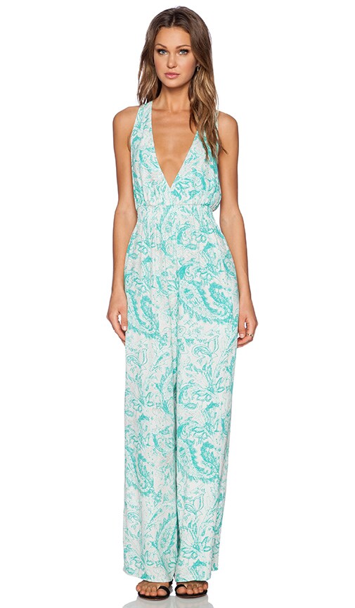 aqua jumpsuit