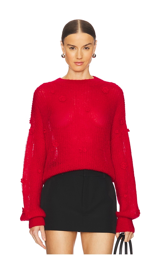 Shop Anna October Filippa Sweater In Red