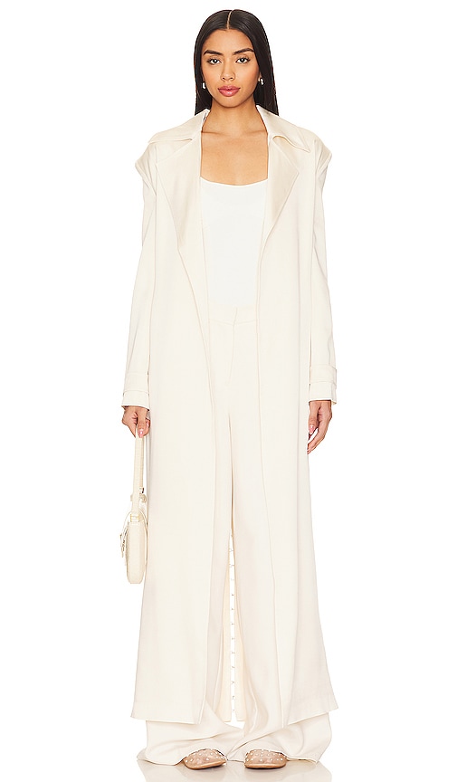 Anna October Nomy Trench Coat in Ivory