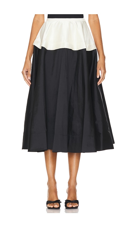 Anna October Candy Skirt in Ivory & Black
