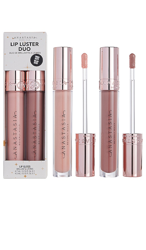Anastasia Beverly Hills Lip Luster Duo In Guava & Deep Taupe