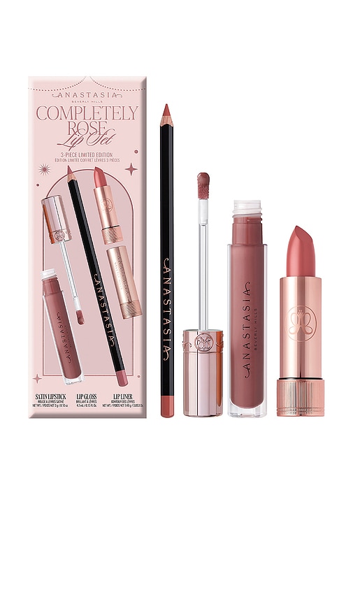 Anastasia Beverly Hills Completely Rose Lip Set in Beauty: Multi.