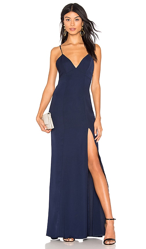 About Us Lisseth Maxi Dress in Navy | REVOLVE