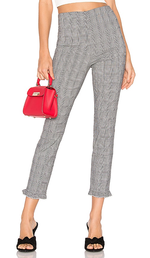 Josephine Plaid Ruffle Pants
