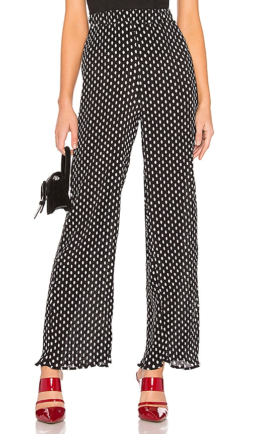 About Us Charlie Wide Leg Pants in Black & White | REVOLVE
