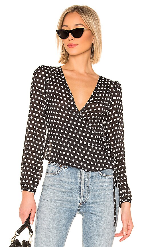 Tamia Wrap Tie Top