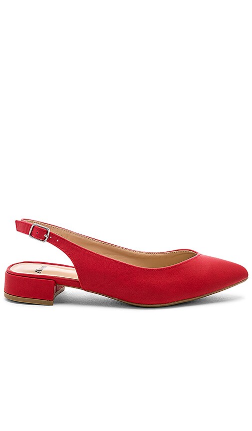 About Us Anya Flat in Red