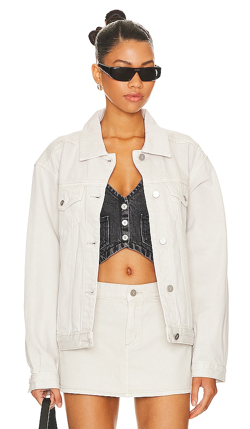 Abrand Slouch Jacket In Cream