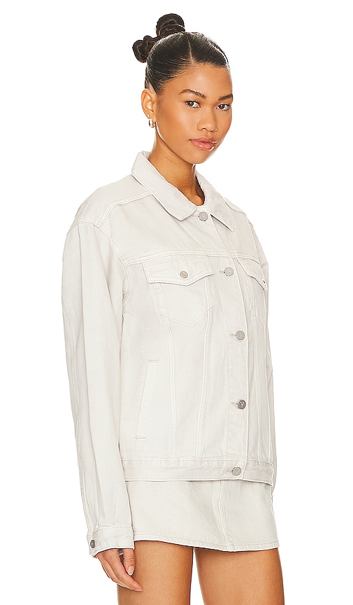 Shop Abrand Slouch Jacket In Cream