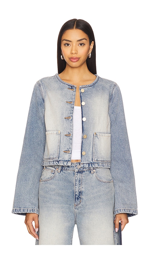 Caitlin Denim Jacket in Blue. - size XS (also in L, M, S)
