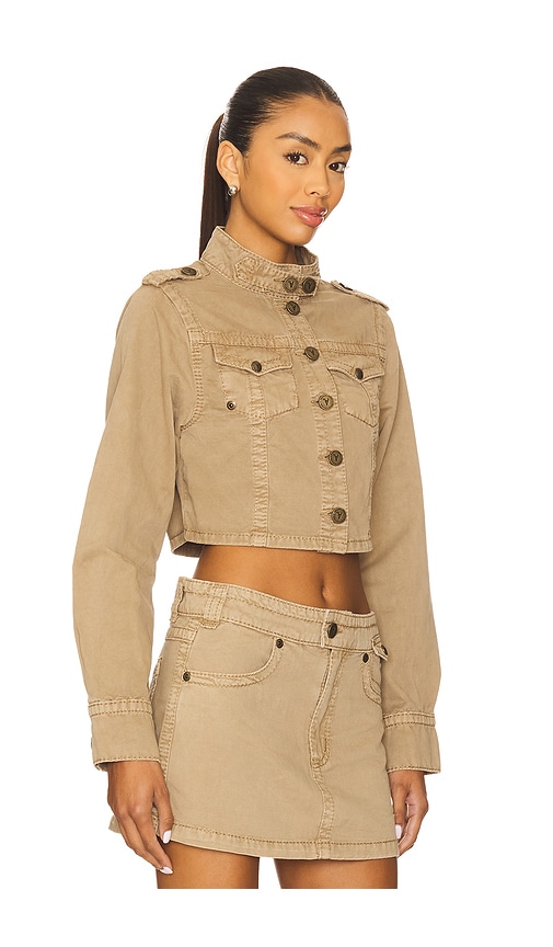 Abrand Utility Jacket In Brown