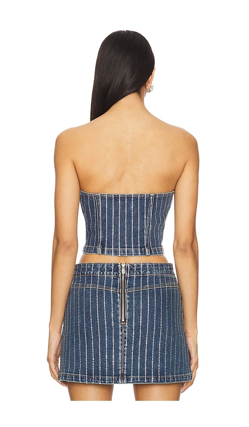 Abrand Bustier Academia In Blue. Größe S. Also In Xs. 