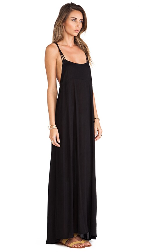 coast acacia textured maxi dress