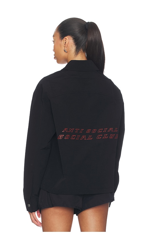 Anti Social Social Club Coaches Jacket in Black | REVOLVE