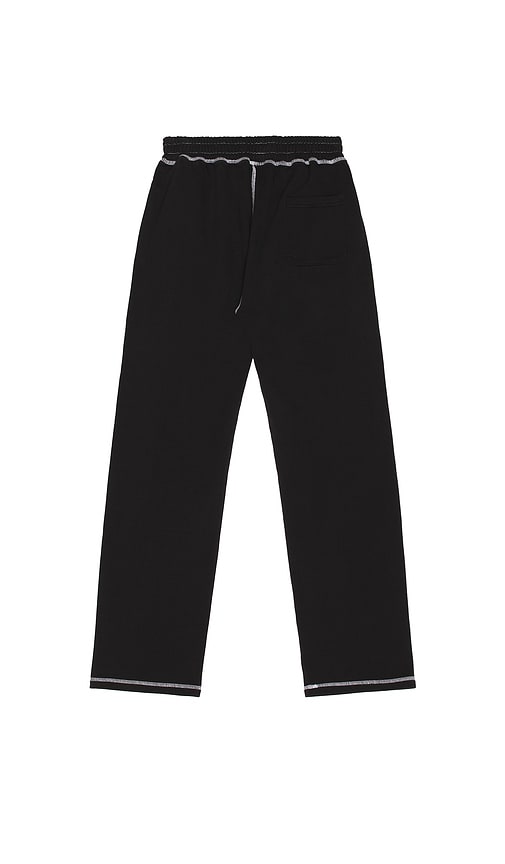 Anti Social Social Club Contrast Stitch Sweats In Black