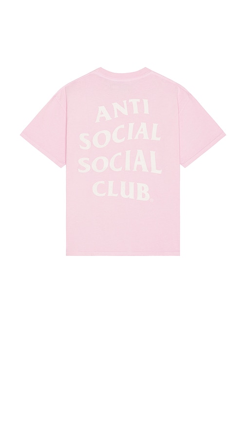 Anti Social Social Club Mind Game Weathered Tee In Pink