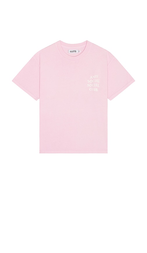 Anti Social Social Club Mind Game Weathered Tee In Pink