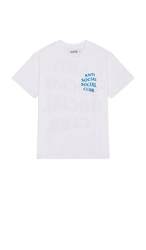 Anti Social Social Club Mind Games Glitter Tee In White