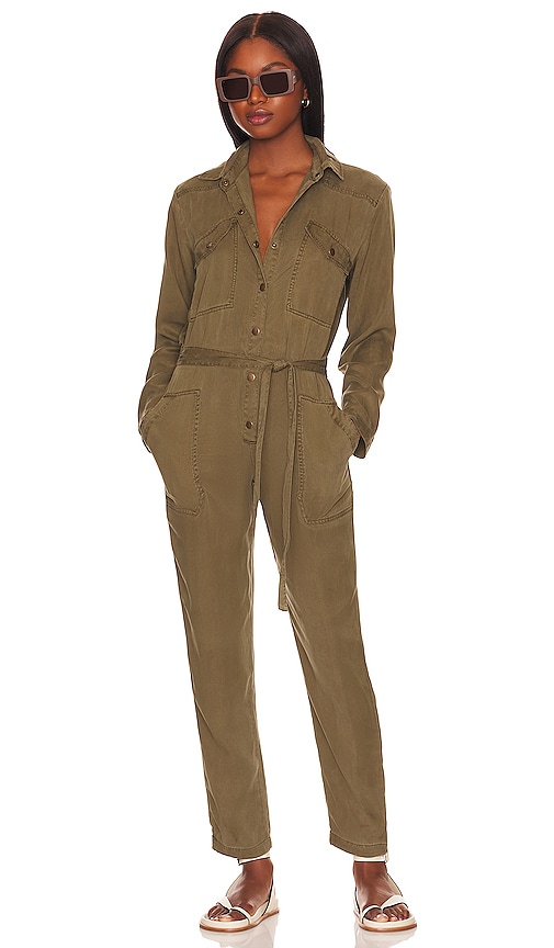 YFB CLOTHING Golly Jumpsuit in Uniform | REVOLVE