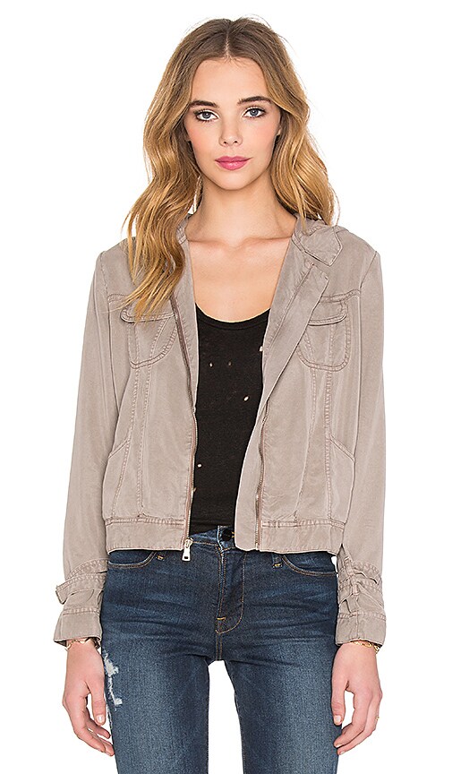 YFB CLOTHING Crow Jacket in Pavement | REVOLVE