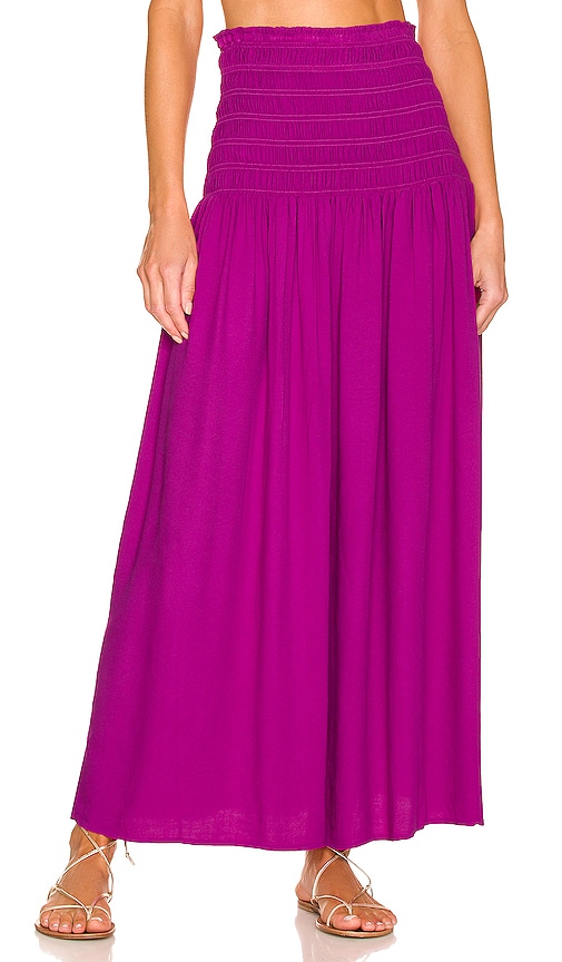 YFB CLOTHING Orchard Skirt in Wild Orchid