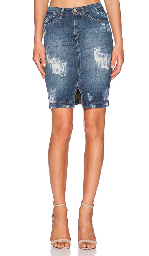 Naomie Denim Pencil Skirt