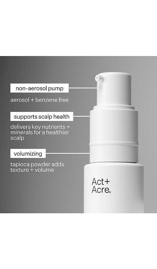 Act+acre Plant Based Dry Shampoo In Beauty: Na. 