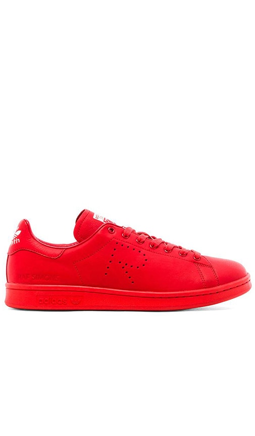 adidas by Raf Simons Stan Smith in Red White | REVOLVE