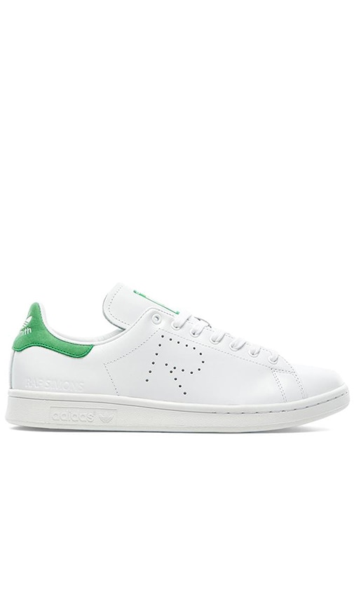 adidas by Raf Simons Stan Smith in White Green | REVOLVE