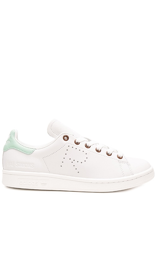 adidas by Raf Simons Stan Smith Sneaker in Vintage White & Blush Green ...