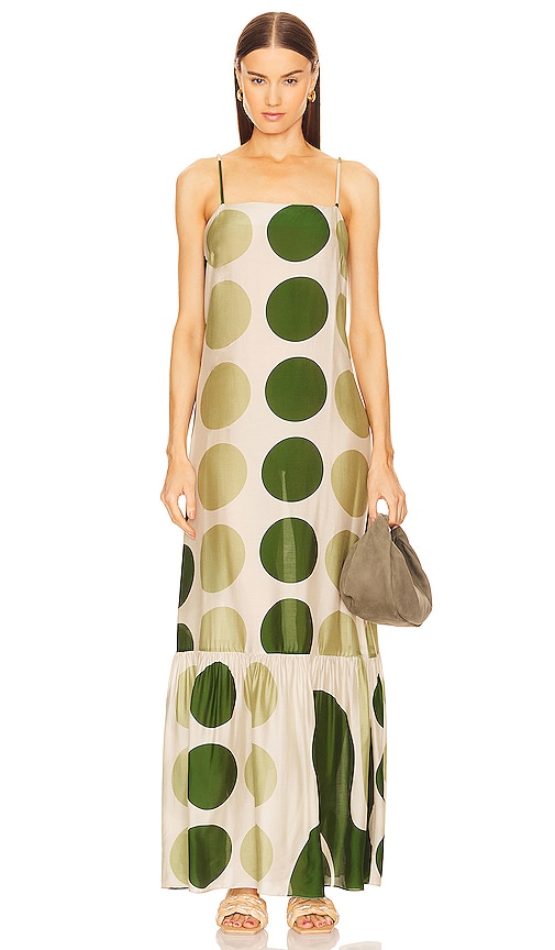 Shop Adriana Degreas Jellyfish Maxi Dress In 独特