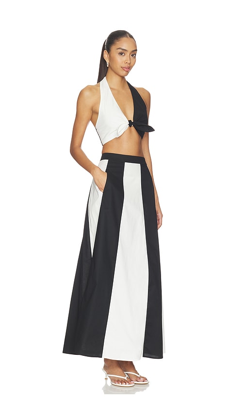 ADRIANA DEGREAS Solid Giardino Top & Skirt Set | Thumbnail 2 ADRIANA DEGREAS Solid Giardino Top & Skirt Set | Thumbnail 2