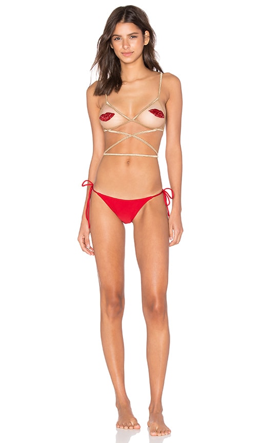 Lips Tulle Bikini