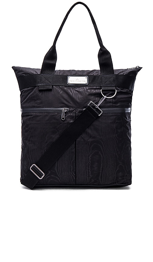 adidas by Stella McCartney Large Sports Bag in Black \u0026 Black | REVOLVE