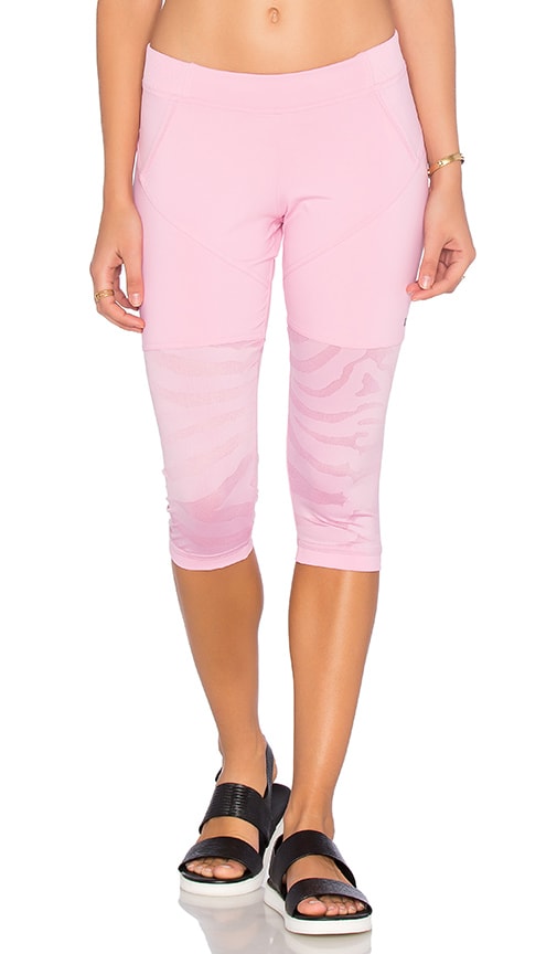 Adidas By Stella Mccartney Studio Zebra 3 4 Legging In Blush Pink Revolve